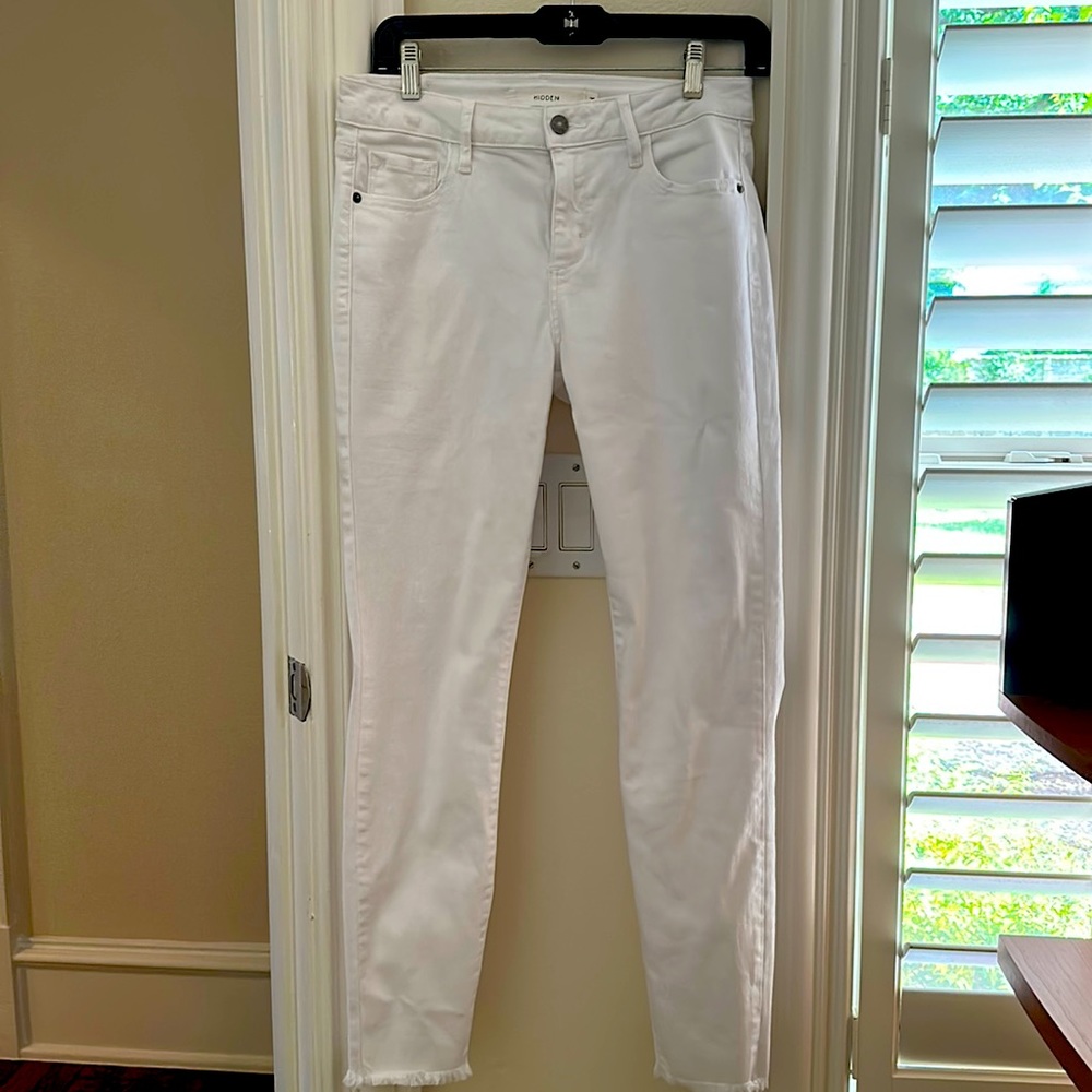 Hidden white Straight leg jeans size 29